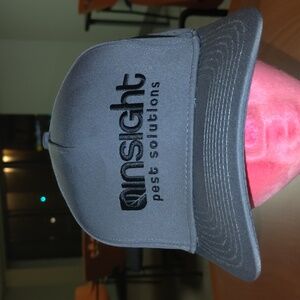 Insight Pest Solutions Embroidered Logo Perforated Snapback Hat Cap
